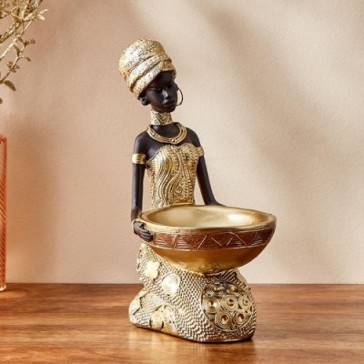 African Woman With Bowl African Woman With Bowl