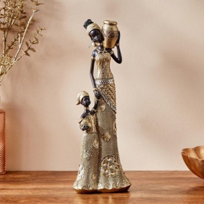 African Woman With Child Figurine African Woman With Child Figurine