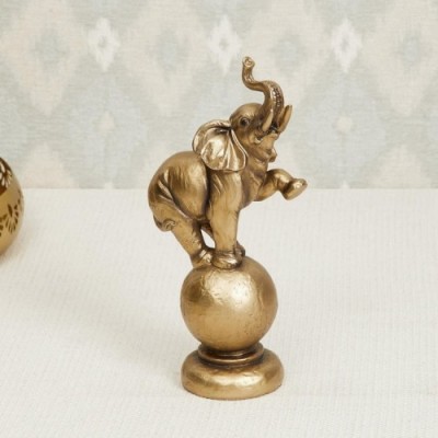 Elephant On Ball Figurine Elephant On Ball Figurine