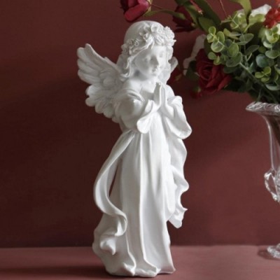 White Praying Angel Statue White Praying Angel Statue