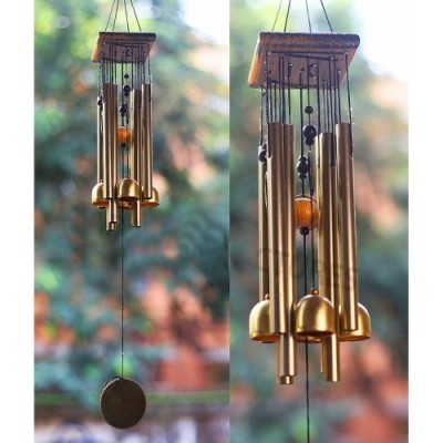 Golden Pipe Hanging Chimes Golden Pipe Hanging Chimes