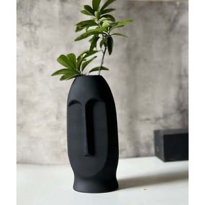 Ceramic Abstract Face Vase Ceramic Abstract Face Vase