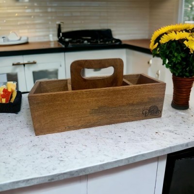 Wooden Caddy Storage Organizer Wooden Caddy Storage Organizer