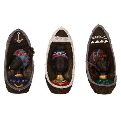African Lady Figurines African Lady Figurines