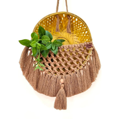 Handmade Macrame Basket Handmade Macrame Basket