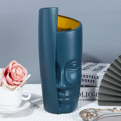 Face Design Plastic Vase Face Design Plastic Vase