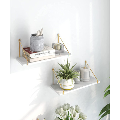 Gold White Wall Mounted Shelves Gold White Wall Mounted Shelves