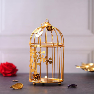 Gold Plated Colour Candle Holder Gold Plated Colour Candle Holder