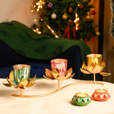 Lotus Mercury Candle Holder Lotus Mercury Candle Holder
