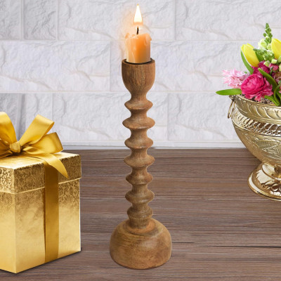 Handmade Wooden Candle Stand Handmade Wooden Candle Stand