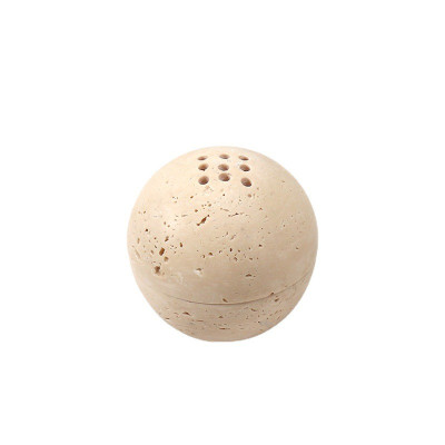 Natural Marble Yellow Travertine Round Ball Natural Marble Yellow Travertine Round Ball