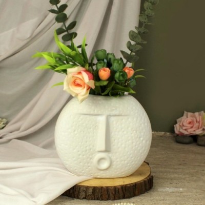 White Matte Finish Flower Vase White Matte Finish Flower Vase